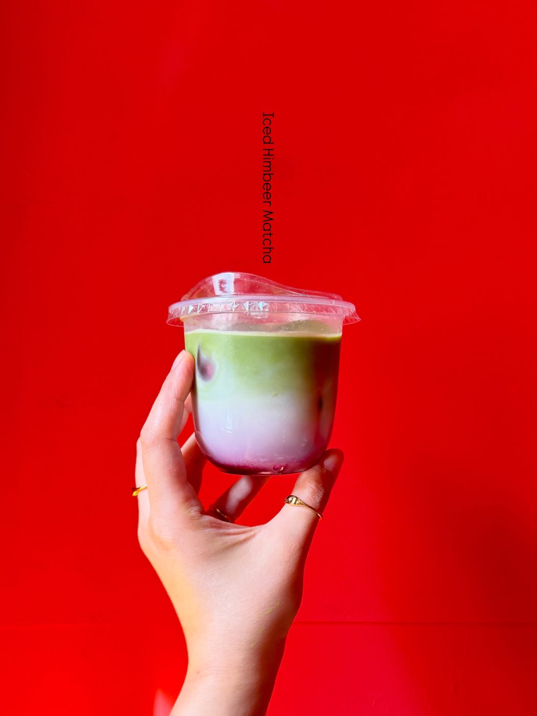 Iced Himbeer Matcha